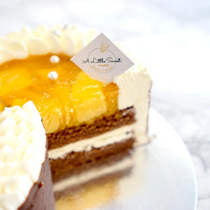 6” Alphonso Mango Calamansi Fresh Cream Cake
