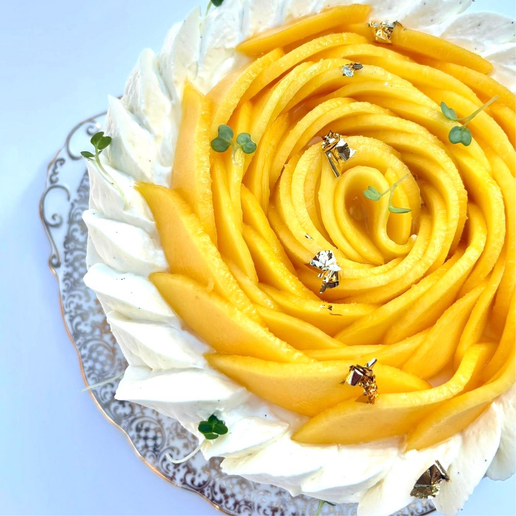 8” Mango Fresh Cream Cake
