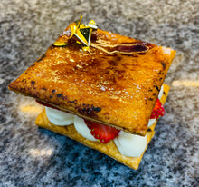 Load image into Gallery viewer, Strawberry Custard Napoleon