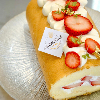 Strawberry Fresh Cream Roll