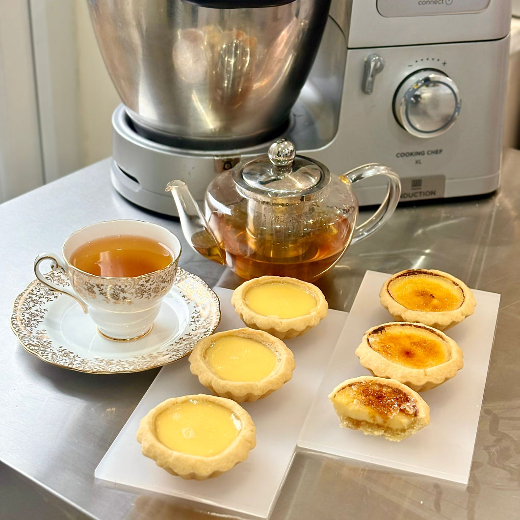 Hong Kong Style Egg Tart (cookies dough base) 港式曲奇底蛋撻