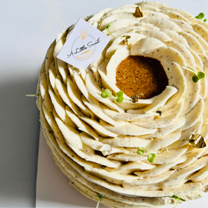8” Hazelnut Fresh Cream Cake