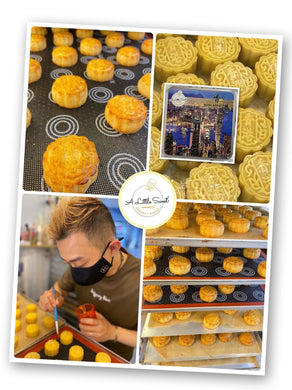 🥮八件獨立包裝-中秋節自家製鹹蛋奶黃月餅