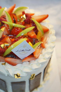 Mixed Fruit Fresh Cream Cake 4”(D) x 5”(H)