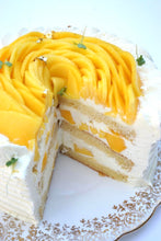 Load image into Gallery viewer, 8” Mango Fresh Cream Cake
