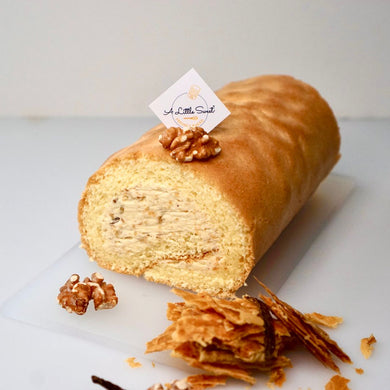 古法拿破崙忌廉卷Napoleon and Walnut Meringue Cake Roll