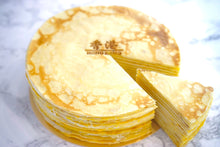 Load image into Gallery viewer, 8” Mango Calamansi  Fresh Cream Crepe Cake