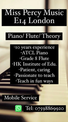 Music Tutor - Piano/Flute/Theory
