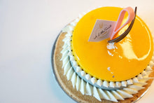 Load image into Gallery viewer, Alphonso Mango Calamansi Mousse Cake - 4&quot;(D) x 4&quot;(H)