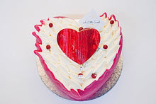 Load image into Gallery viewer, Organic Rose Strawberry Fresh Cream Cake -500gm