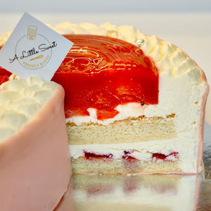8” Strawberry Fresh Cream Cake
